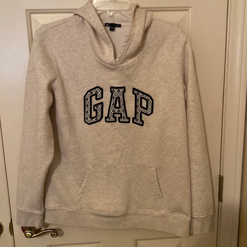 GAP Hooded Sweatshirt Cream colors Size Large
